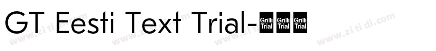 GT Eesti Text Trial字体转换